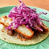とんかつタコス(Pork Tonnkatsu Taco)