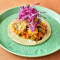 豚肉のグリーンサルサのタコス(Pork Taco in Green Sause)