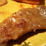 京の焼肉処 弘 - 和牛上ロース焼き上がり・・