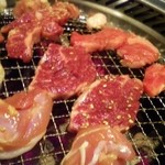 京の焼肉処 弘 - 焼いて焼いて・・