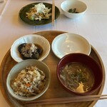 六花山荘 - ワゴンで最初に運ばれたメニュー