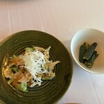 六花山荘 - 取り分けメニューのアップ