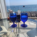 テラスカフェ オーゲ - お水のグラスも素敵♡