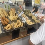 竹清 - 作り置き天ぷら、ちくわ天、卵天は別で聞かれます。