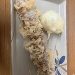 竹清 本店 - ちくわ天、半熟卵天