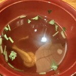 黒門 川ひろ - カツオ風味の肝吸い、塩梅も良い