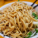 ラーメンエース - 期間限定 台湾汁なし ニンニク少し、アブラ