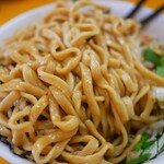 ラーメンエース - 期間限定 台湾汁なし ニンニク少し、アブラ