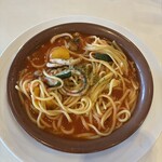 ガスト - 料理写真:シーフードトマトスープパスタ 990円