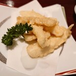 宗平 - 赤いか天ぷら780円