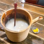 松風庵 - そば湯