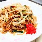 味楽 - 真っ赤な"紅生姜"は最強。