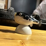 田中トリオ - カウンターにあった置物、、