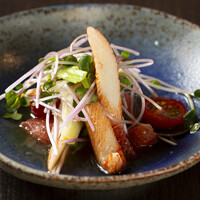 蟹と和野菜 密柑酢