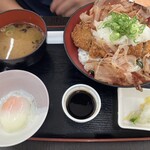 北鯖江パーキングエリア（下り線）フードコート - 醤油カツ丼