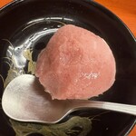 和牛すき焼き そしじ - ぶどうシャーベット