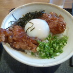 夢庵 - 料理写真:竜田揚げと卵の丼