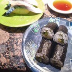 根室花まる - 〆サバ、つんつん巻