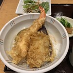 越後長岡 小嶋屋 - 海老天丼セット1,903円