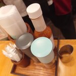 炭焼きレストランさわやか - 卓上調味料