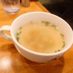 炭焼きレストランさわやか - セットの野菜スープ