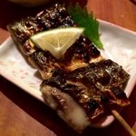 かじしか - 秋刀魚の焼き串は最高ですね！
