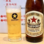 天ぷらと日本酒 明日源 - トリビーは赤星♪