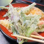 そばや清兵衛 - こしあぶらの天ぷら