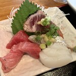 男しゃく - ♪刺身がレベチ