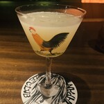 ル・クラブ - ネクロマンサー（死者を甦らせる黒魔術師って名前だそう。アブサンの魅惑的なカクテルで一番癖強めで好きかも✨イメージ、フランスの深い森辺りです。笑）