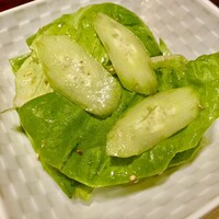游玄亭 新宿 - 前菜3 叙々苑サラダ
