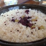 糀まつり - 土鍋炊き紫芋入りご飯
