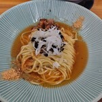 麺彩 こはね - 2025.9昆布水和え玉·海老　450円