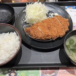 松のや - 得朝チキンかつ定食(小鉢なし)