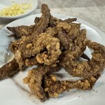 萬福 - 料理写真:特製レバ唐揚げ