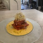 路地裏カフェ 千葉店 - イチオシ！マグロのカルパッチョ