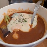 ジンコック - 香りにトマトの酸味を感じます。トロトロチーズも。