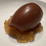 蒼 - 12.宮崎より国産カカオのガナッシュとジュレ
      酸味が強い　カカオと水だけ