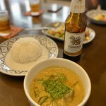 タイピント - タイピントで一番辛味の強いメニューであるレッドカレー＝ゲェーンペェット