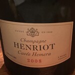 蒼 - 6.シャンパーニュ　HENRIOT HEMERA
      シャルドネとピノロワール半々
      魚と合わせる
      キレがすごい