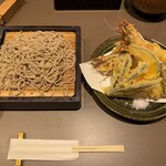 せきれい橋 川上庵 - 天せいろ