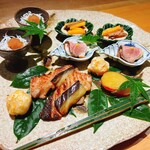 御料理 ふじ田 - 焼き物八寸