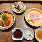 御料理 ふじ田 - 髭剃りだい にしん つりの金目鯛