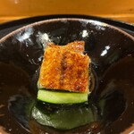 味享 - 鰻ざく。パリっと焼いた鰻にさっぱり酢の胡瓜が寄り添います。
