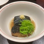 味享 - 一年ぶりの再会の鰊茄子。