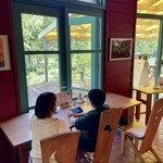 ミンタル  - こちらの席でいただきました