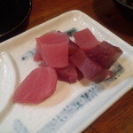 もつ焼きばん - マグロぶつ