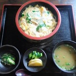 一会 - 料理写真:奥久慈軍鶏親子丼