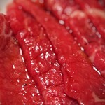 焼肉 しんうち 神楽坂 - ロースもっとアップ