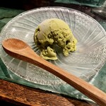 焼庵 - 抹茶アイス